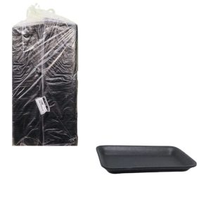 BANDEJA ISOPOR CF-002 PRETA 21X14X28M COM 100 UNIDADES – COPOBRAS