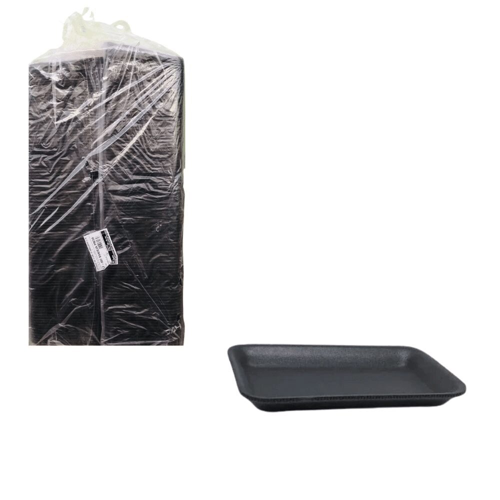 BANDEJA ISOPOR CF-002 PRETA 21X14X28M COM 100 UNIDADES – COPOBRAS - Image 2