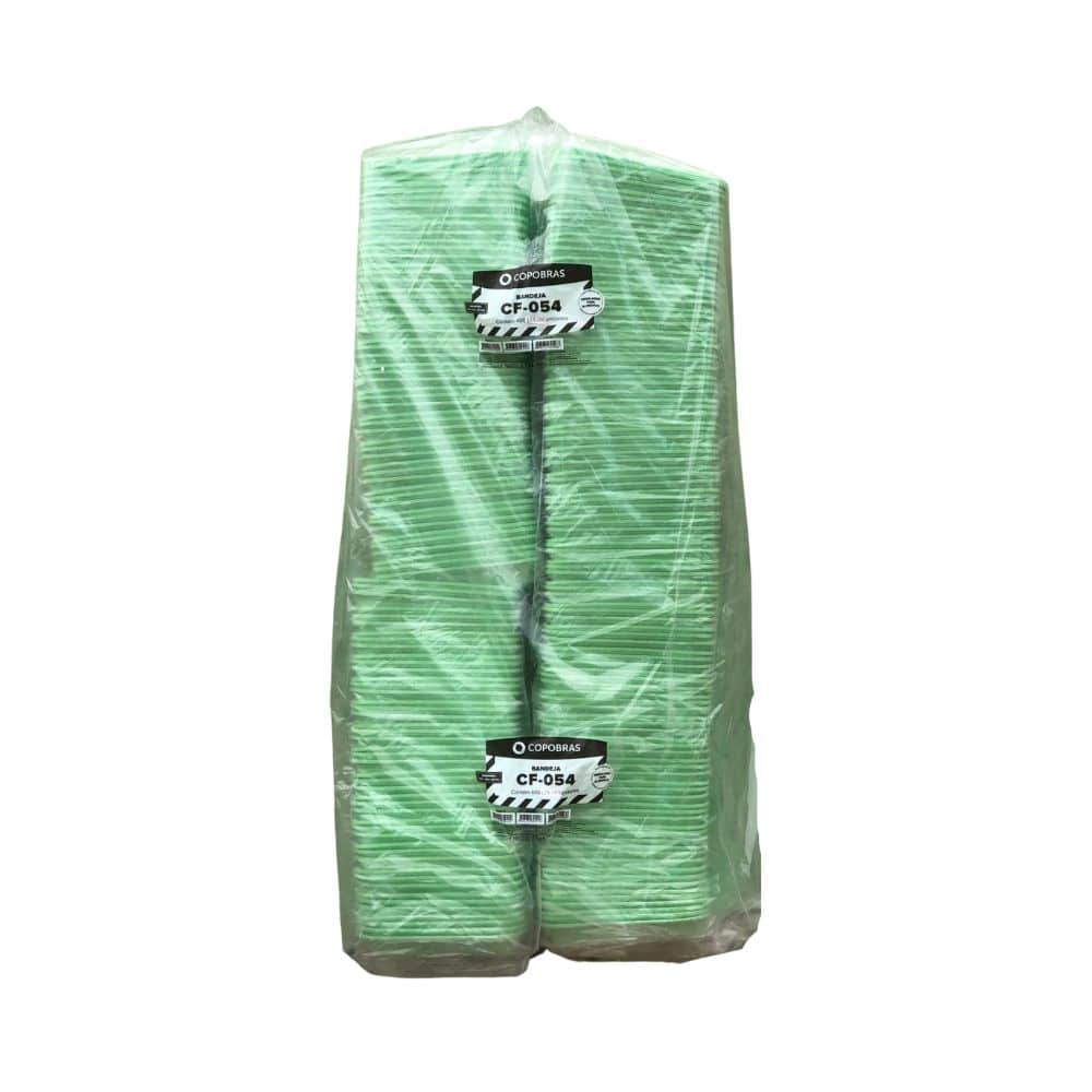 BANDEJA ISOPOR CF-054 VERDE PREMIUM 21X14X3,2 FRD C/ 400 UND – COPOBRASS - Image 2
