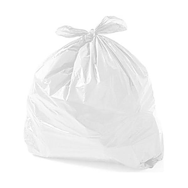 Sacos do lixo branco com fecho 30L 55x60cm 14mic 15un - Image 2