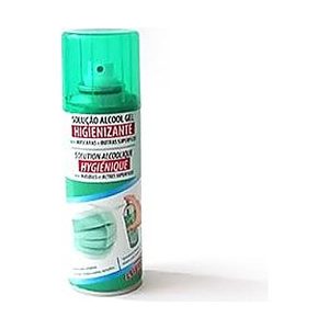 Álcool gel higienizante, desinfetante, spray para máscaras 200ml