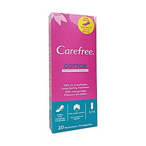 Pensos diários sem fragrância Carefree 20un