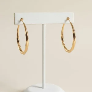 Argolas de Senhora em Ouro Laminado 10K, Mobius