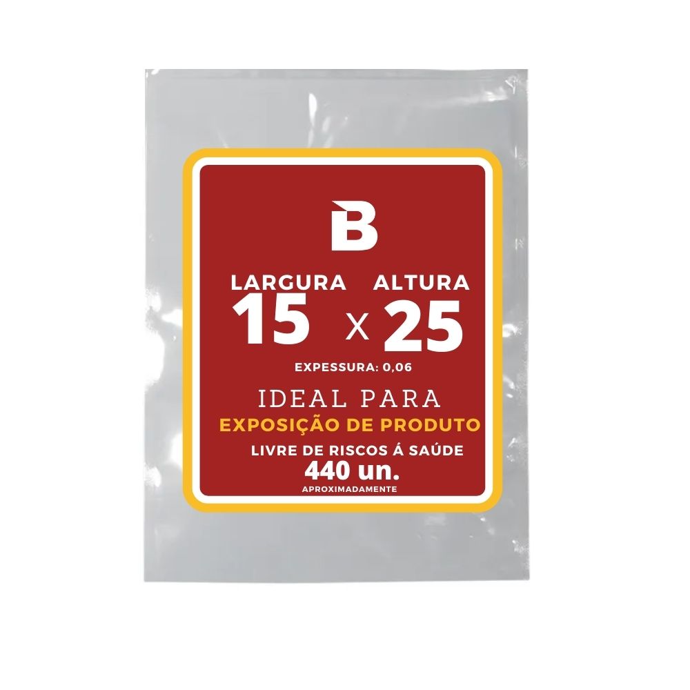 SACO PLASTICO PP 15X25 COM 1KG – EMAR - Image 2