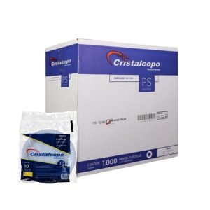 PRATO PLASTICO PR15 COM 1000 UNIDADES – CRISTALCOPO