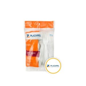 GARFO SOBREMESA BRANCO COM 50 UNIDADES – PLAZAPEL