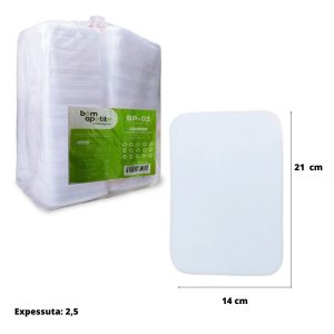TABUA PRANCHA 02 MEDIA 21X14X2,5 COM 400 UNIDADES – BOM APETITE