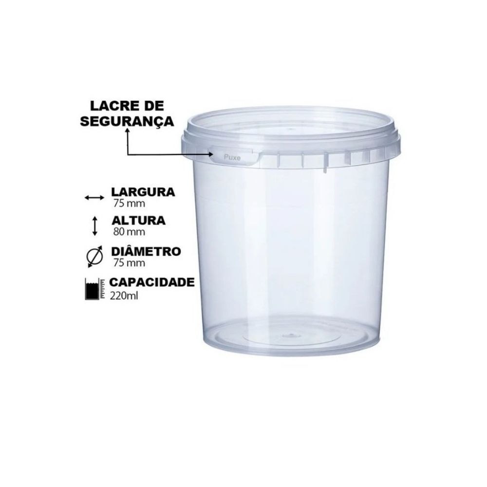 POTE 220ML REDONDO COM LACRE COM 10 UNIDADES – GALVANOTEK - Image 2