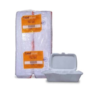 HAMBURGUEIRA ISOPOR 23,5X16X7,5 COM 100 UND – TOTALPLAST TH-101