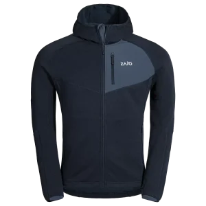 Amiko Men's Fleece Hooded Jacket — Dark Navy