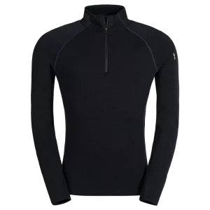 Hejma Men's Merino Zip Top — Black