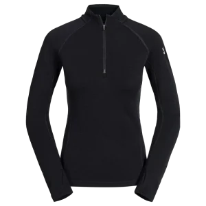 Hejma Women's Merino Zip Top — Black