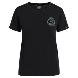 Kora Women's Merino T-shirt — Black Element