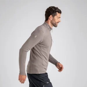Kovri Men's Merino Grid Jacket — Grey Navy