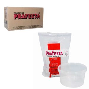 POTE REDONDO 500ML FREEZER/MIRCRONDAS CX COM 12X24 – PRAFESTA