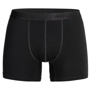 Senti Men's Merino Boxer Briefs — Black