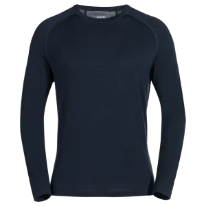 Senti Men's Merino Longsleeve — Dark Navy