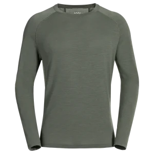 Senti Men's Merino Longsleeve — Thyme Green