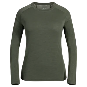 Senti Women's Merino Longsleeve — Thyme Green