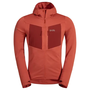 Spiro Men's Light Grid Fleece Jacket — Spicy Orange