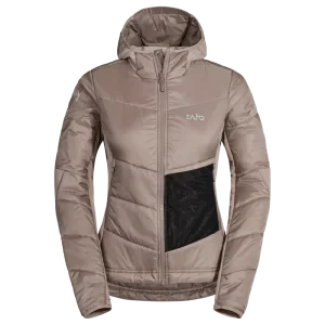 Spiro Women's Insulated Hybrid Jacket — Beige